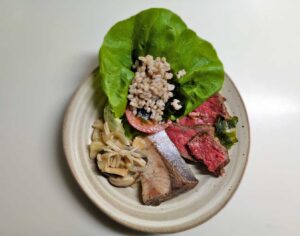 もち麦サラダ